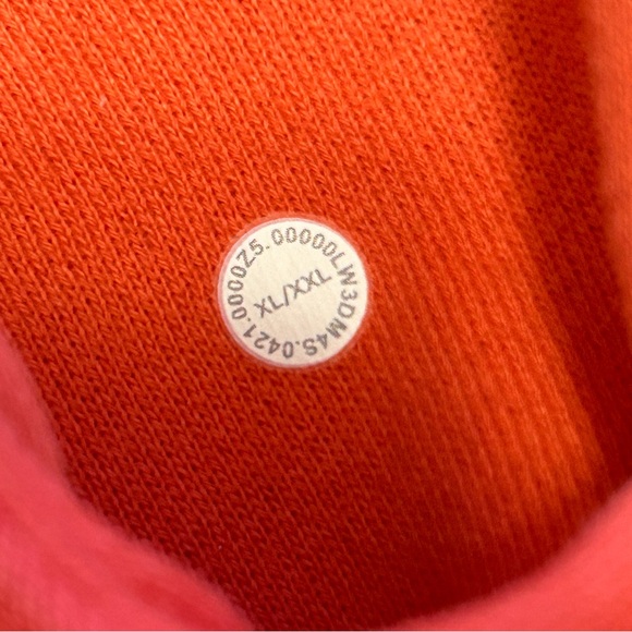 Lululemon Scuba Half-Zip Hoodie Orange Women’s Size XL/XXL Athleisure Sweatshirt - Picture 5 of 11